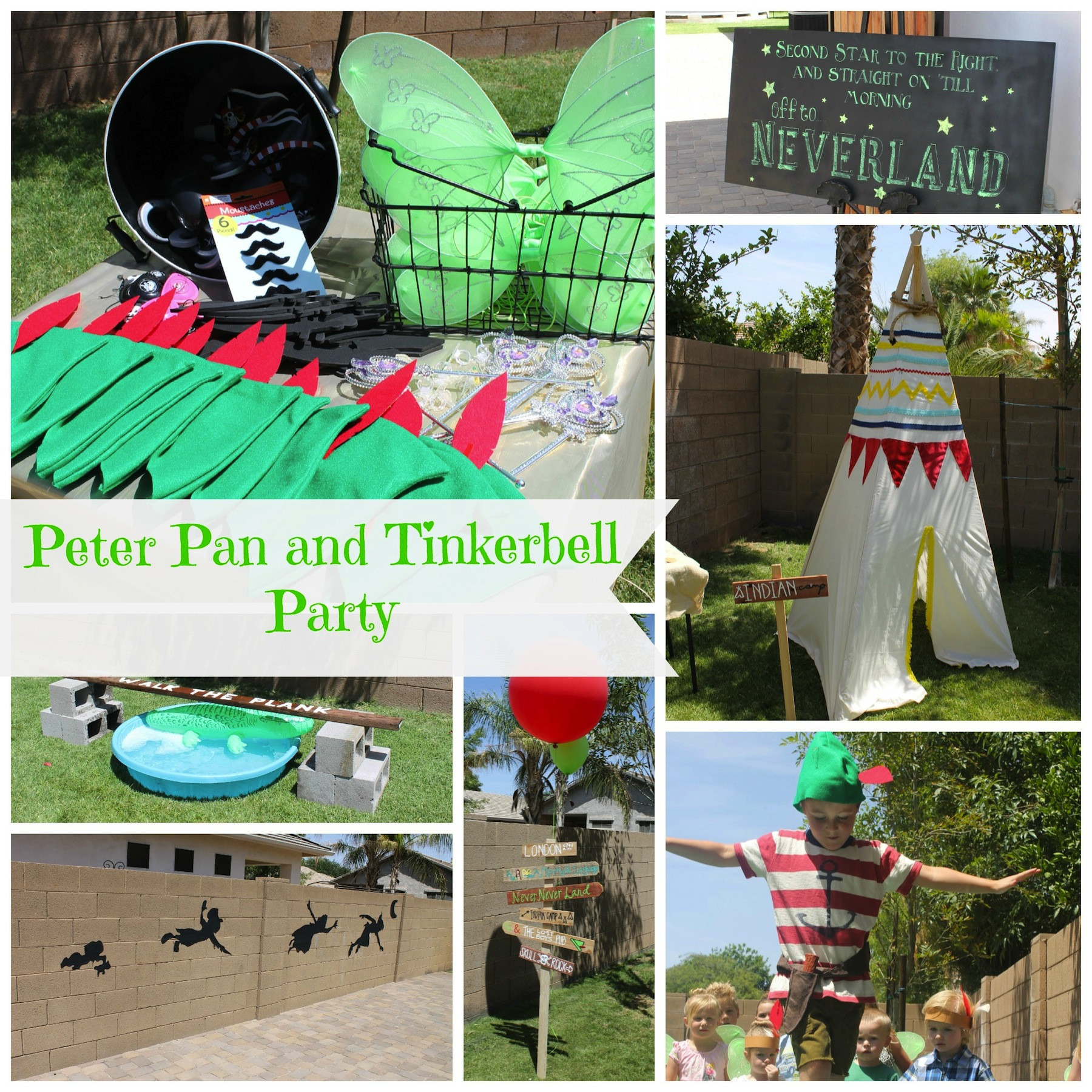 Peter Pan Birthday Party Supplies
 Peter Pan and Tinkerbell Party Classy Clutter