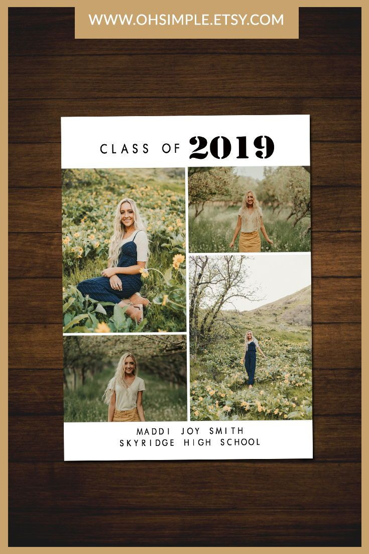 Photo Collage Ideas For Graduation Party
 Classic photo collage graduation invitation