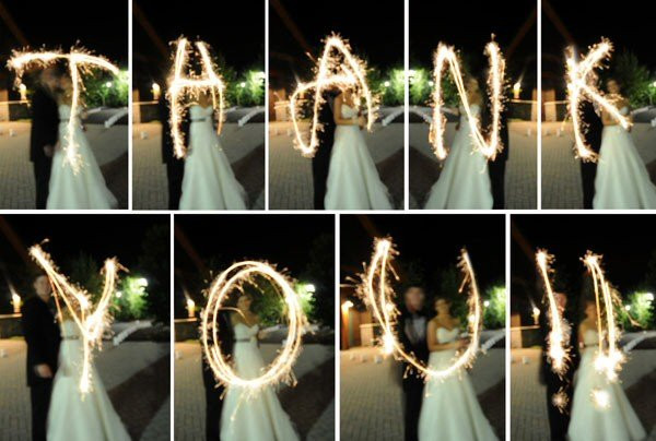 Photographing Sparklers At A Wedding
 Sparkling Ideas for Your Wedding