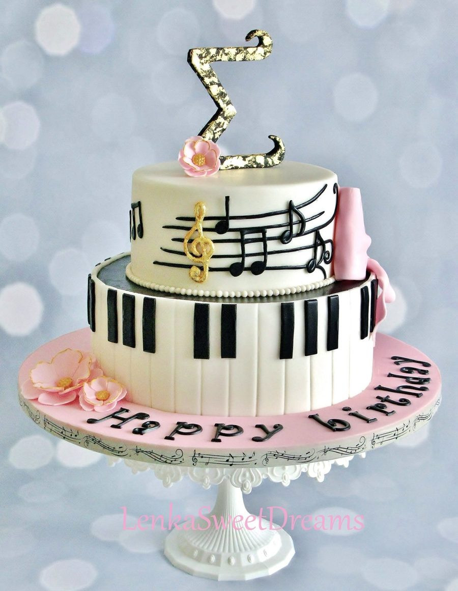 Piano Birthday Cake
 Piano Music Cake CakeCentral