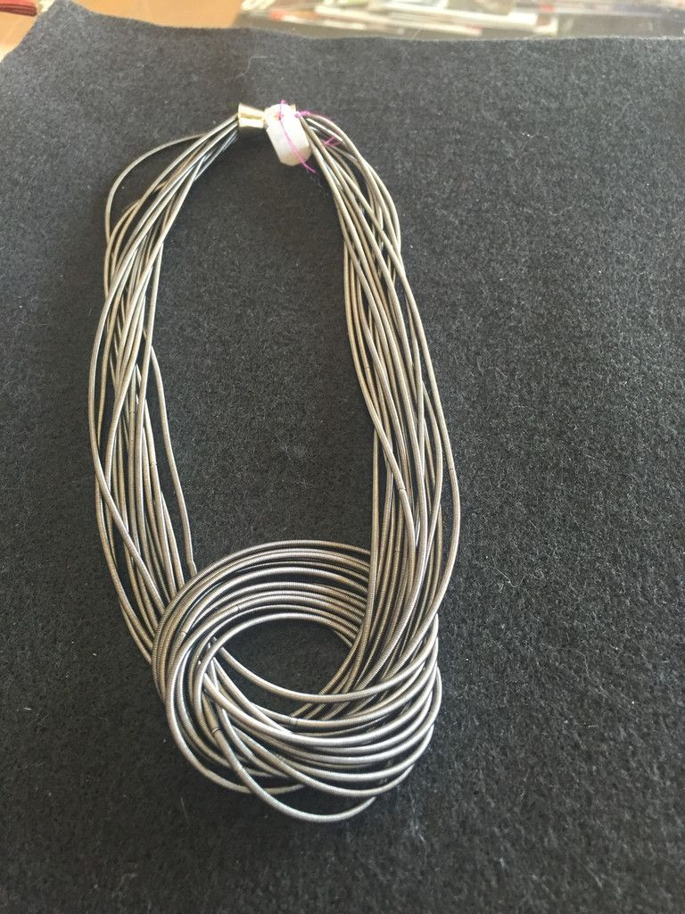 Piano Wire Necklace
 Piano Wire Necklace Jewels Pinterest
