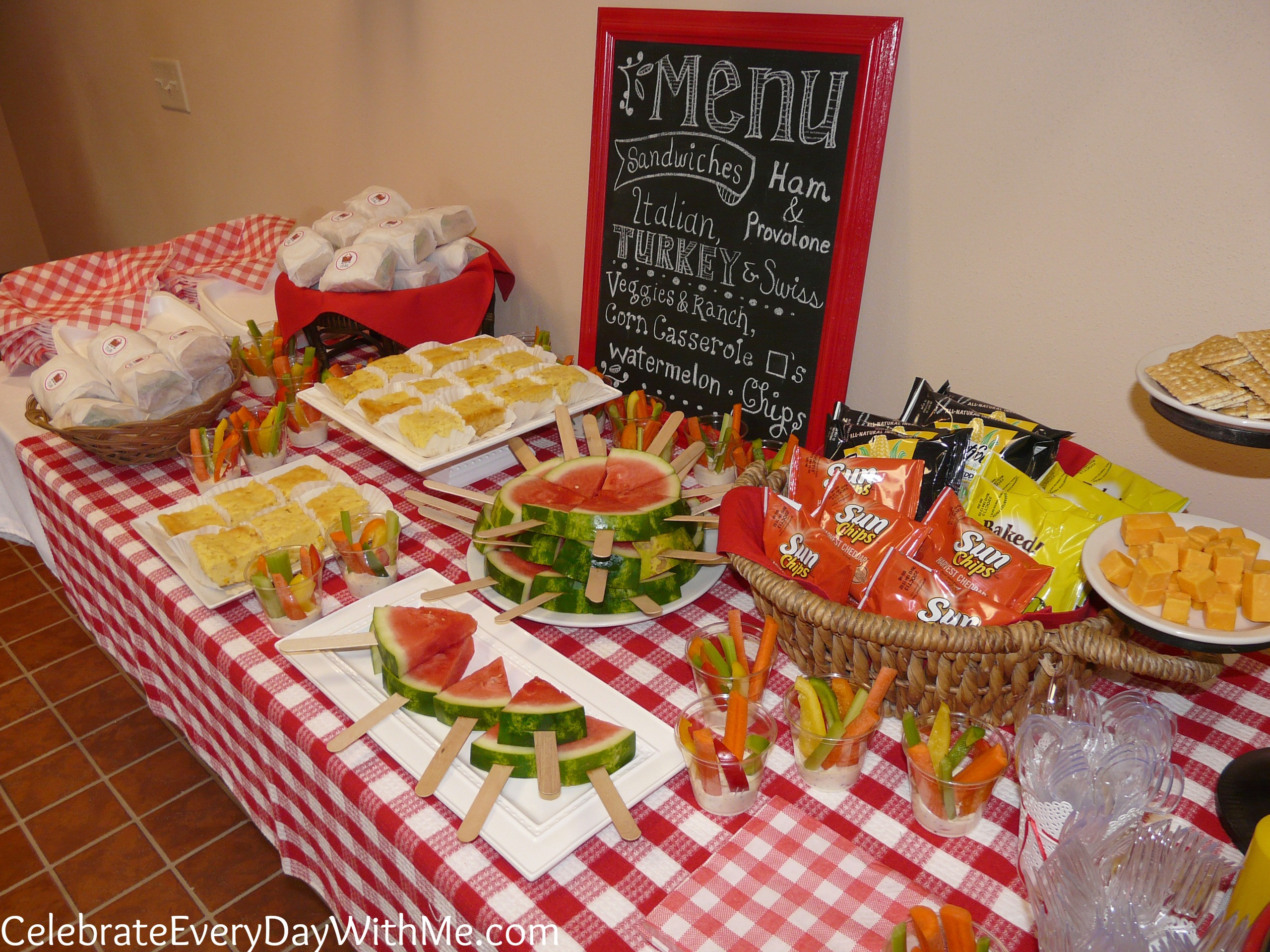Picnic Birthday Party Food Ideas
 A Picnic Party Celebrate Every Day With Me