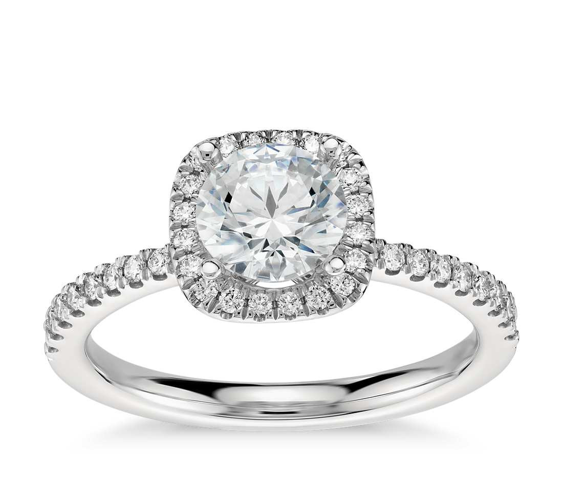 Pictures Of Diamond Engagement Rings
 Arietta Halo Diamond Engagement Ring in Platinum 1 5 ct