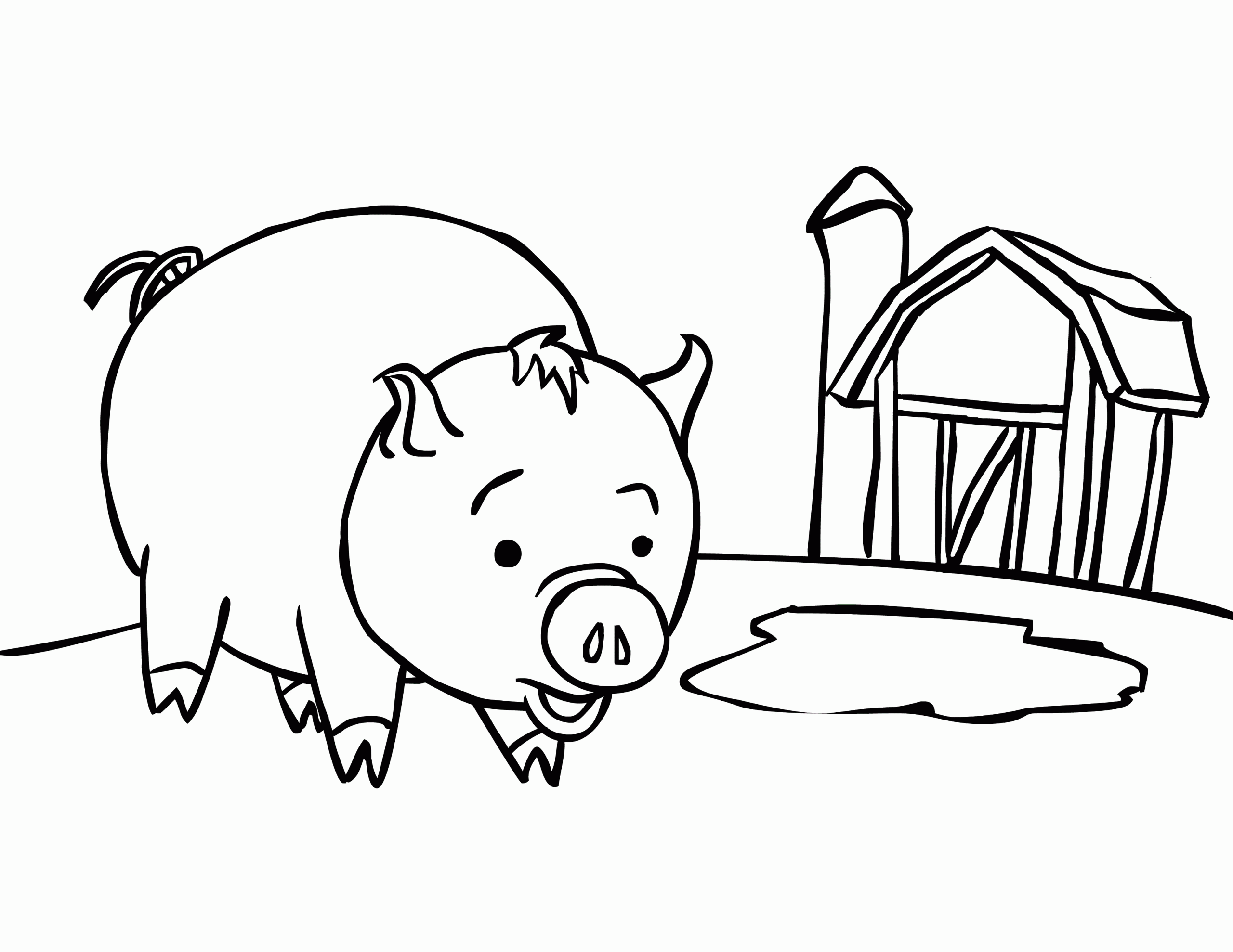 Pig Coloring Pages For Adults
 Free Printable Pig Coloring Pages For Kids