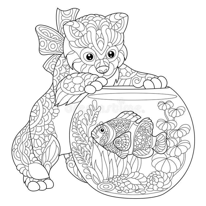 Pig Coloring Pages For Adults
 Adult Coloring Page Guinea Pig Stock Vector Illustration