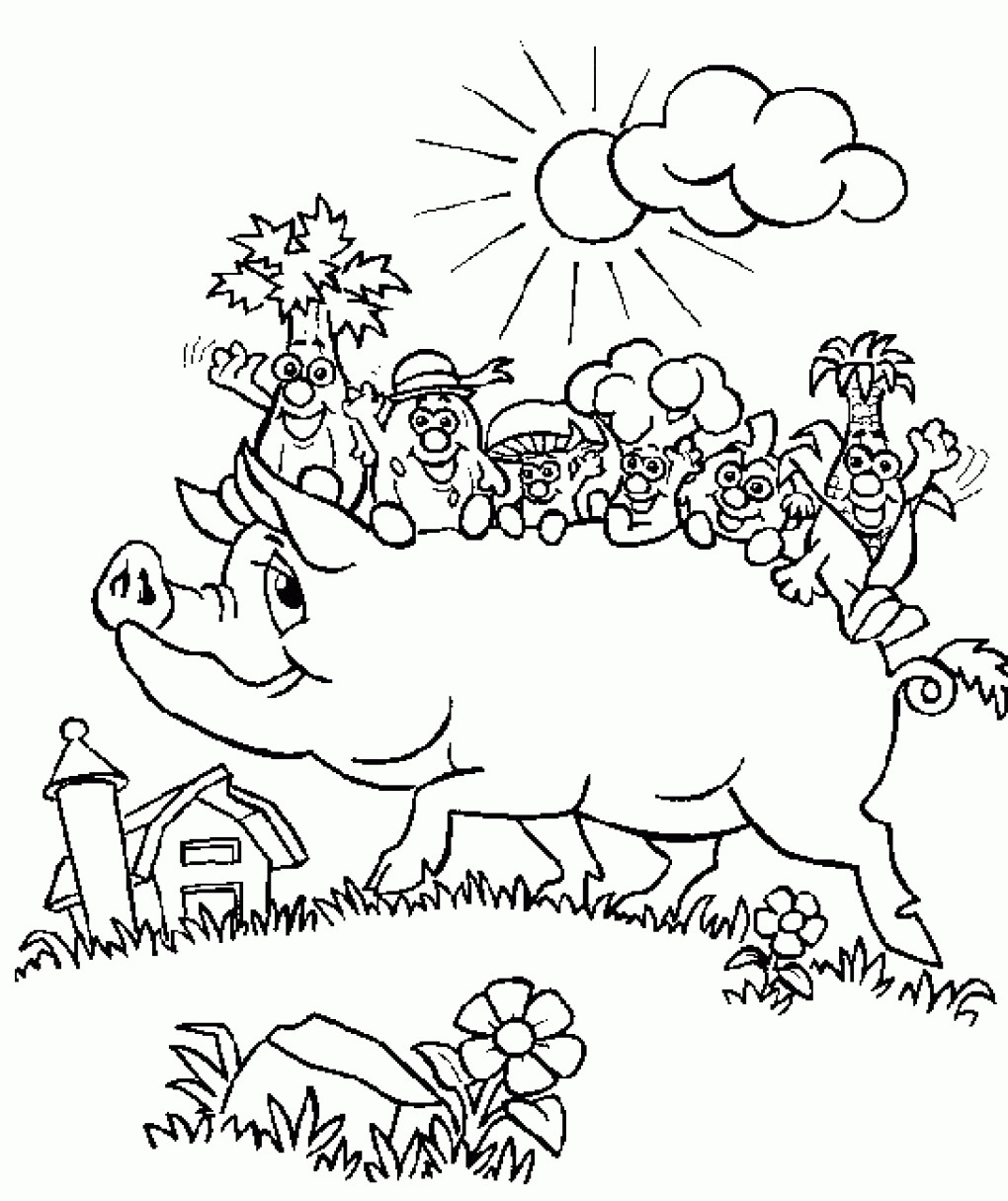 Pig Coloring Pages For Adults
 Free Printable Pig Coloring Pages For Kids