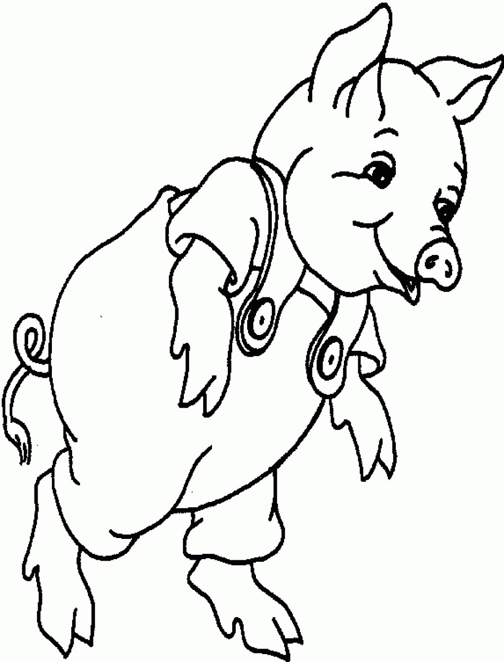 Pig Coloring Pages For Adults
 Free Printable Pig Coloring Pages For Kids