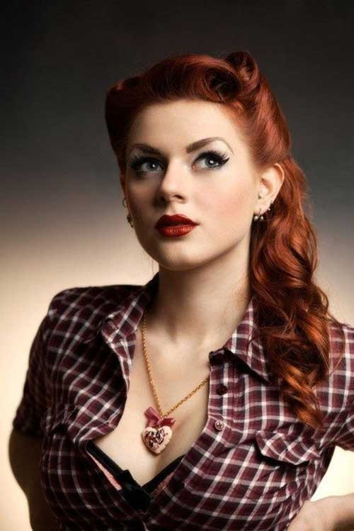 Pin Up Girl Hairstyles
 Rockabilly Style Hair for La s