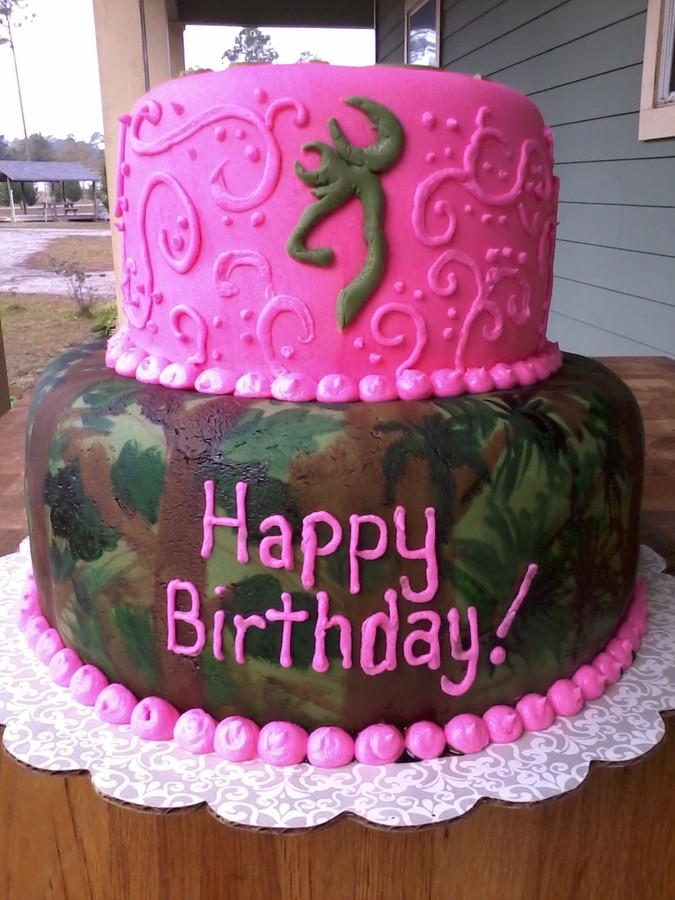 Pink Camo Birthday Cakes
 Camo Cakes – Decoration Ideas