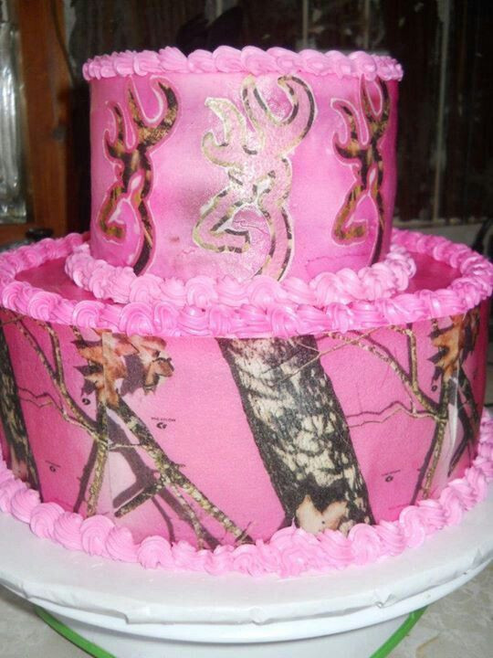 Pink Camo Birthday Cakes
 17 Best images about Pink camo cake on Pinterest
