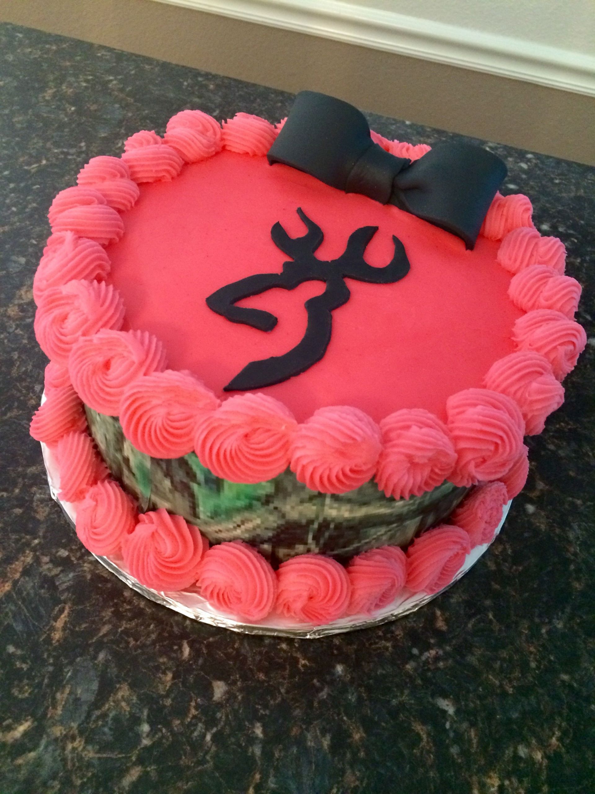 Pink Camo Birthday Cakes
 Pink Camo cake by Honeybird Cake Design