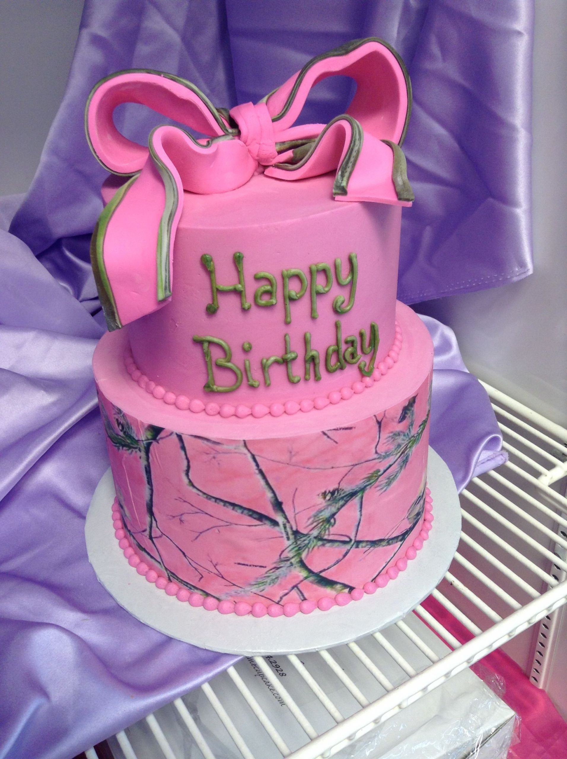 Pink Camo Birthday Cakes
 Camo cake