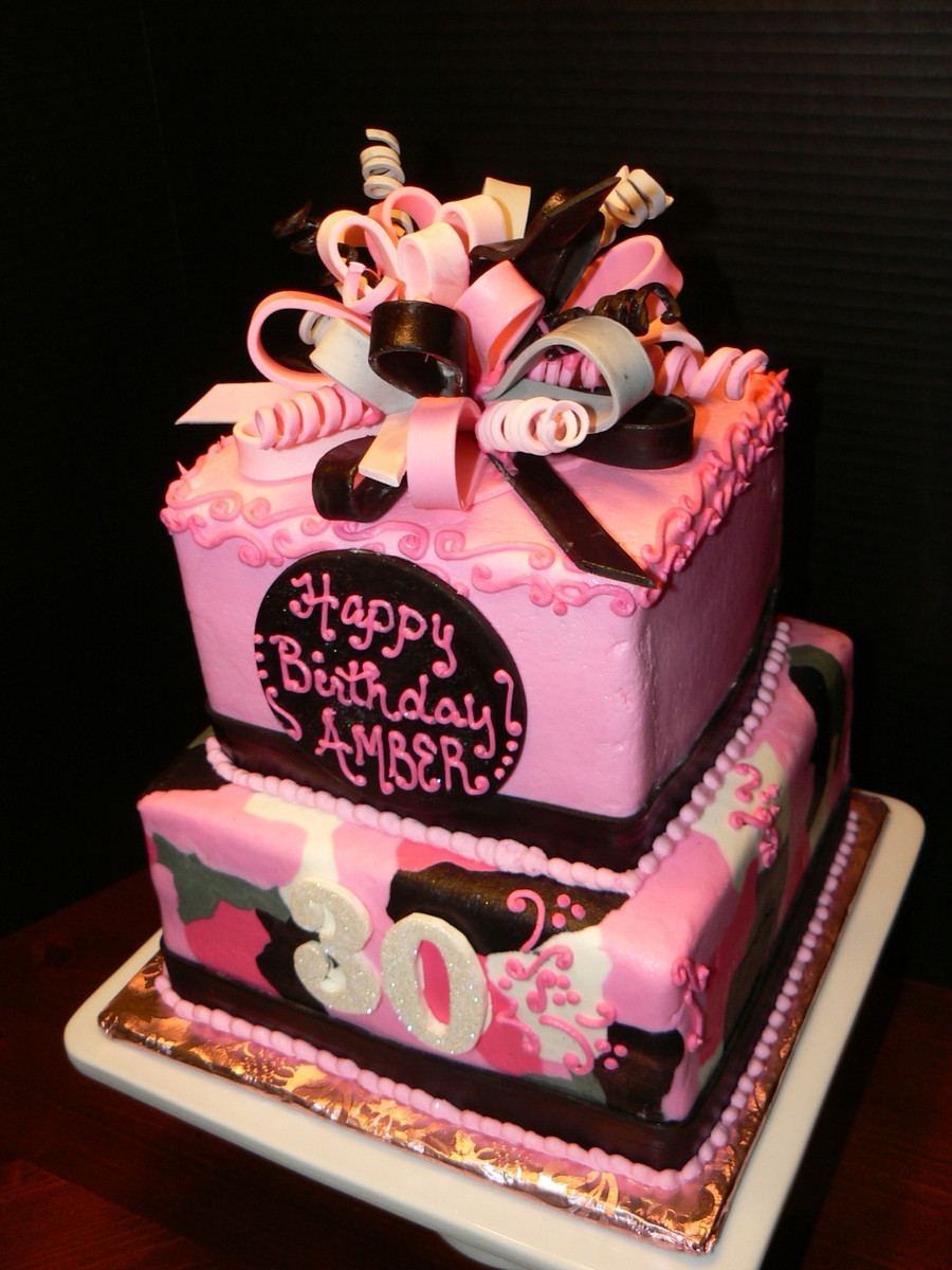 Pink Camo Birthday Cakes
 Pink Camouflage Birthday CakeCentral