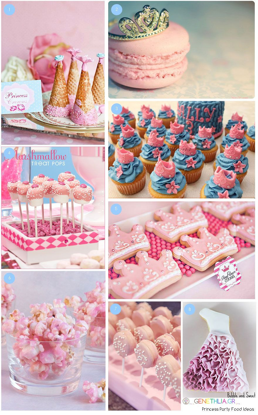 Pink Party Food Ideas
 Princess Party Food Ideas Pink popcorn pink chocolate