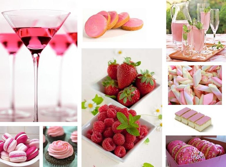 Pink Party Food Ideas
 Pink Party food drinks