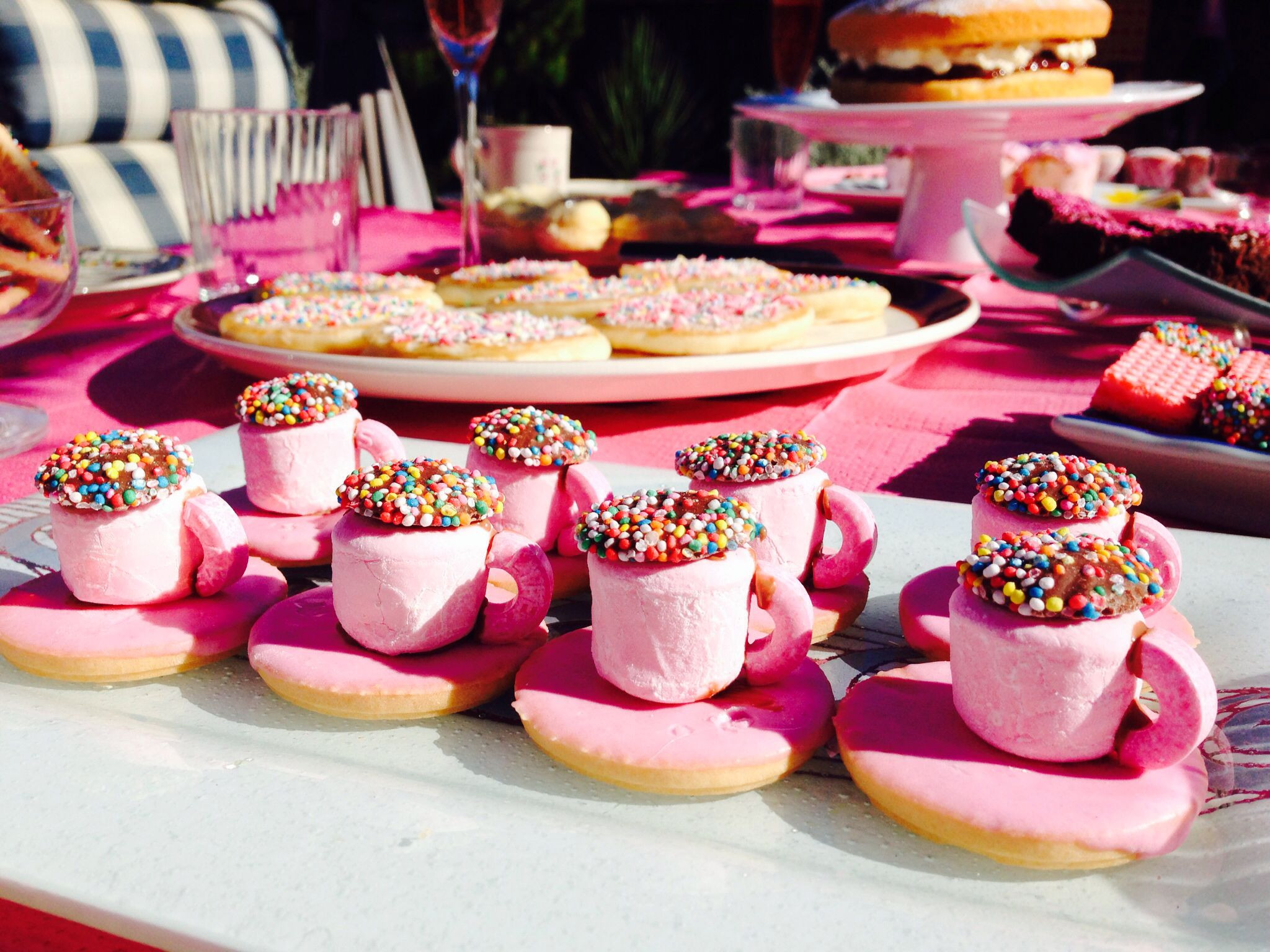 Pink Party Food Ideas
 High tea food ideas pink I know who would love this