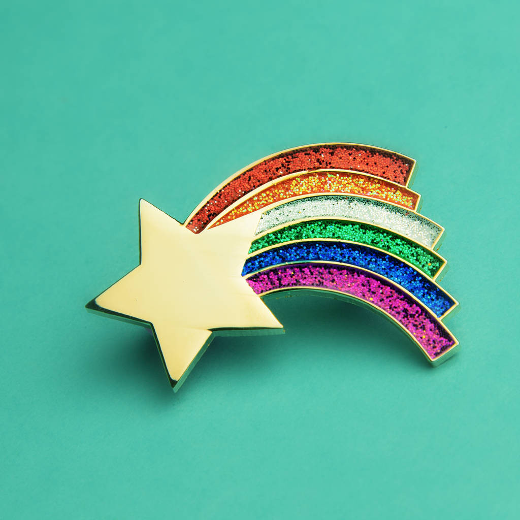 Pins Badge
 rainbow enamel pin lapel badge by gg s pin up couture
