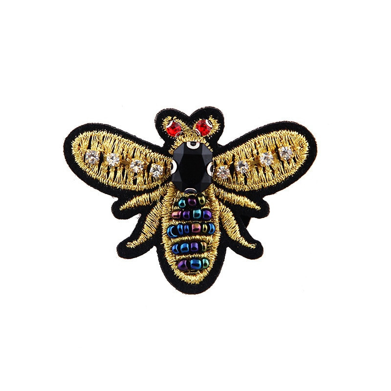 Pins Handmade
 eckOha Animal Bee Brooch Pin Handmade Fabric Embroidery