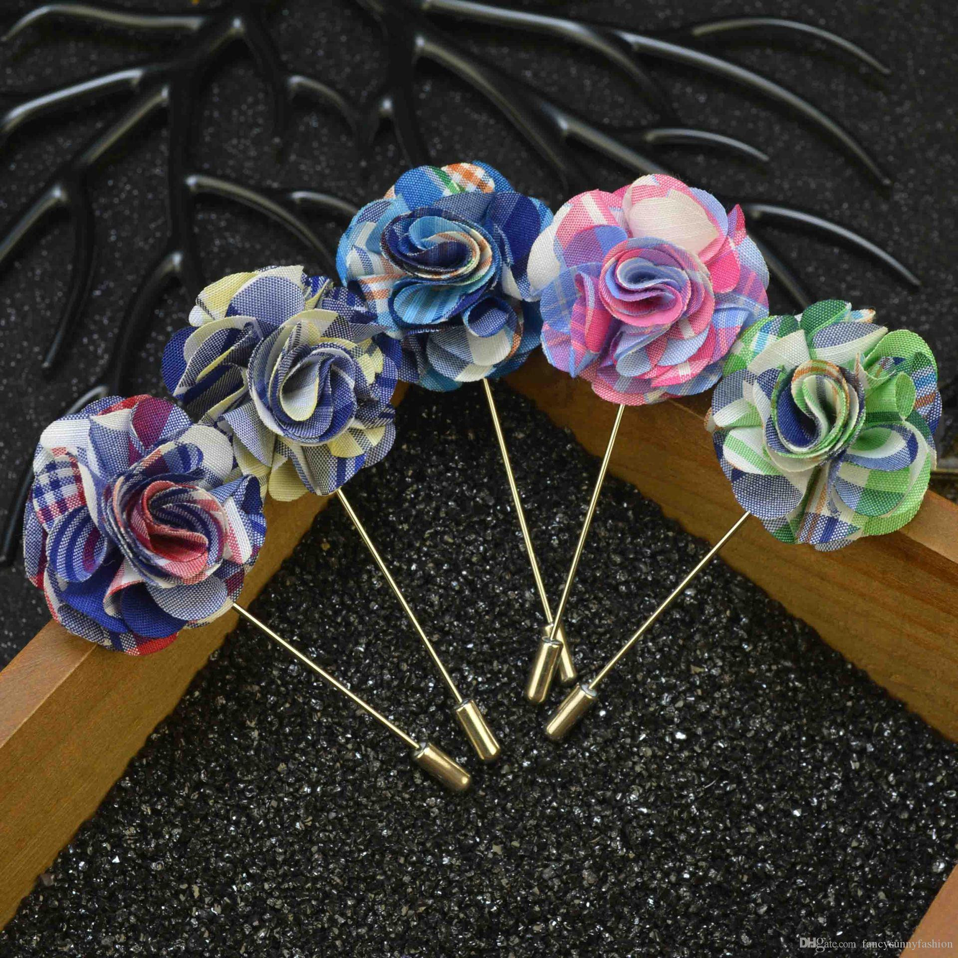 Pins Handmade
 2017 Price Cheap Fabric Flower Brooch Pins Handmade