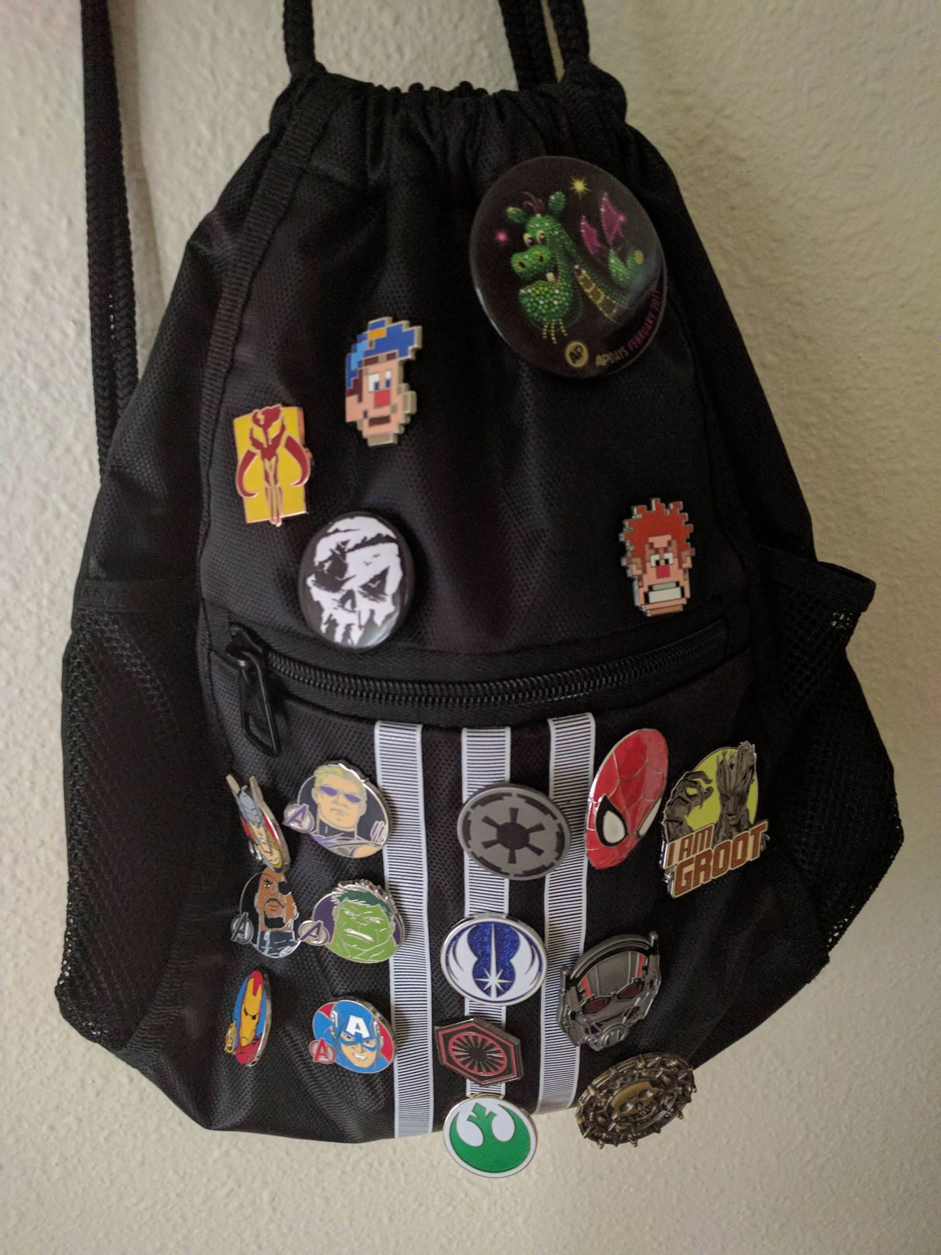 pin display backpack