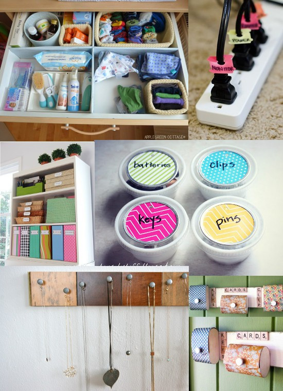 Pinterest DIY Organization
 35 DIY Home Organizing Ideas