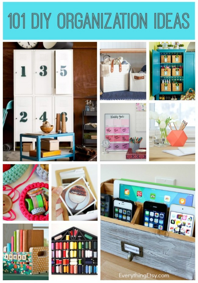 Pinterest DIY Organization
 25 DIY Home Organization Ideas