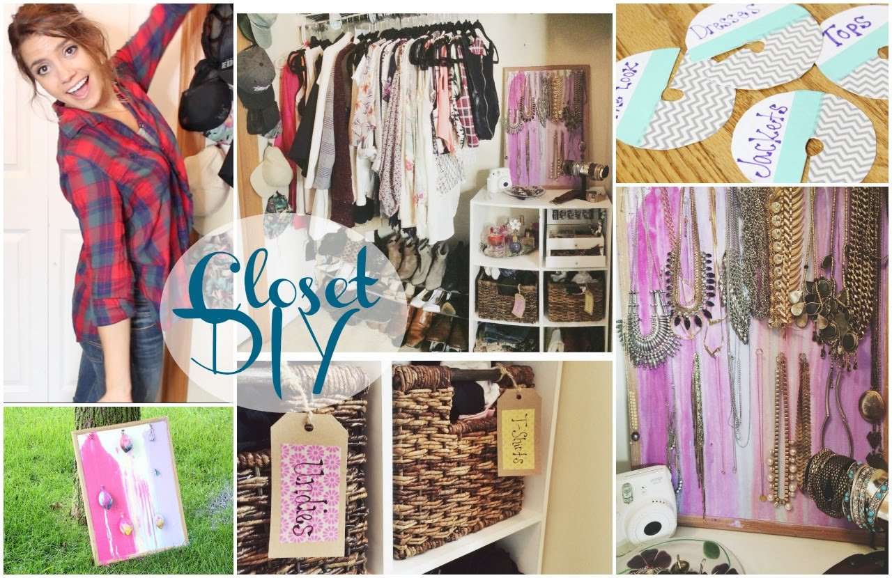 Pinterest DIY Organization
 DIY Closet Organization