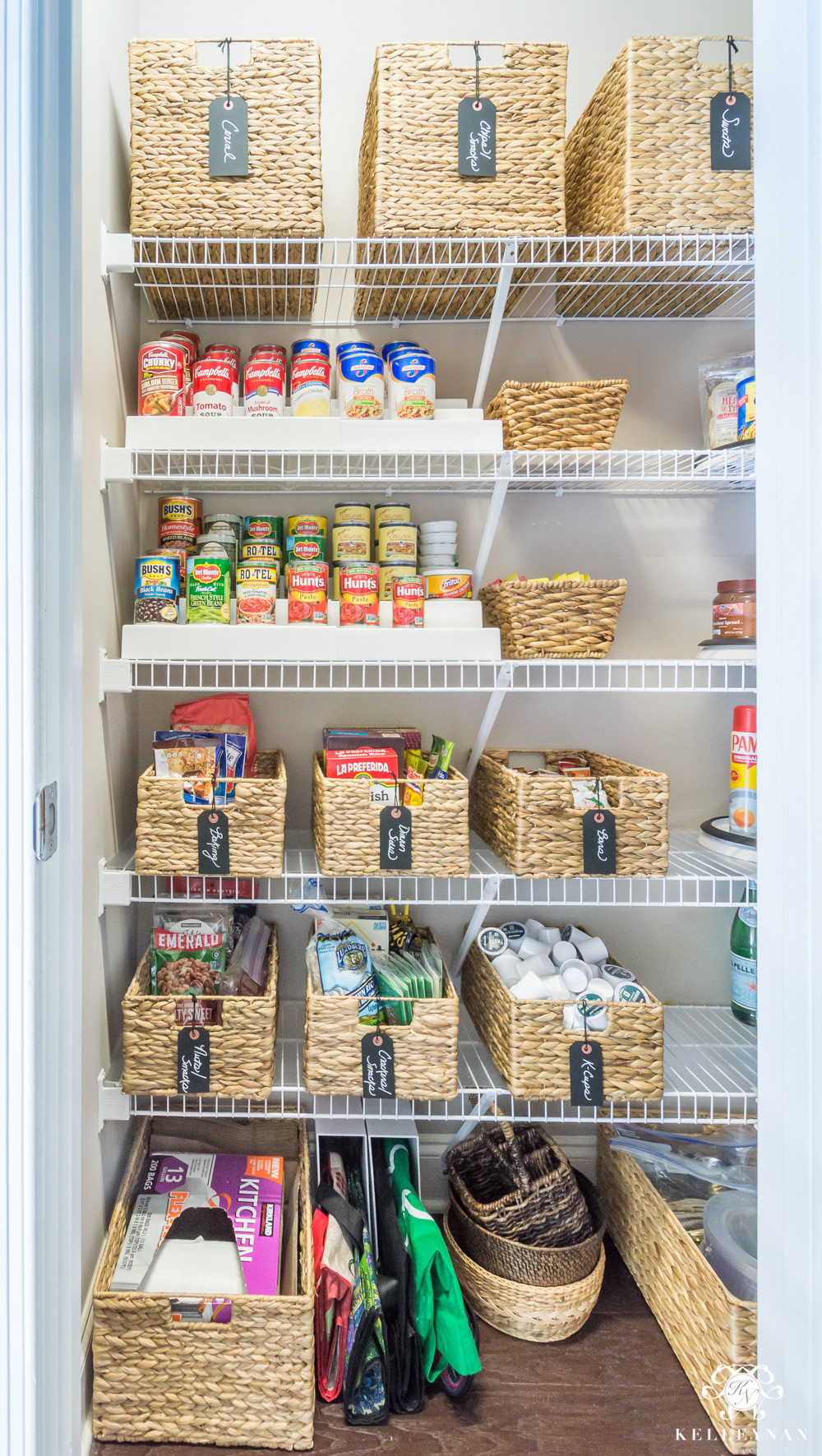 Pinterest Kitchen Organization
 Nine Ideas to Organize a Small Pantry with Wire Shelving