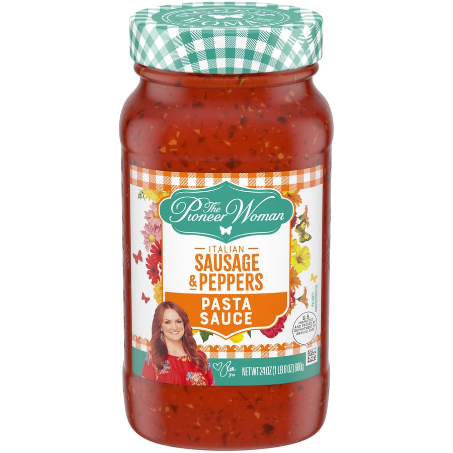 Pioneer Woman Spaghetti Sauce
 Pioneer Woman Sausage & Peppers Pasta Sauce $4