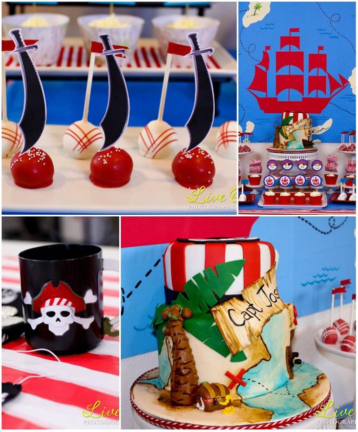 Pirates Birthday Party Ideas
 Kara s Party Ideas Pirate Party Planning Ideas Supplies