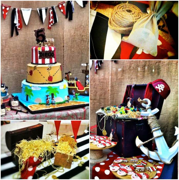 Pirates Birthday Party Ideas
 Kara s Party Ideas Pirate Themed Birthday Party Planning