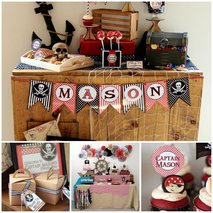 Pirates Birthday Party Ideas
 Kara s Party Ideas Pirate Themed Birthday Party Ideas