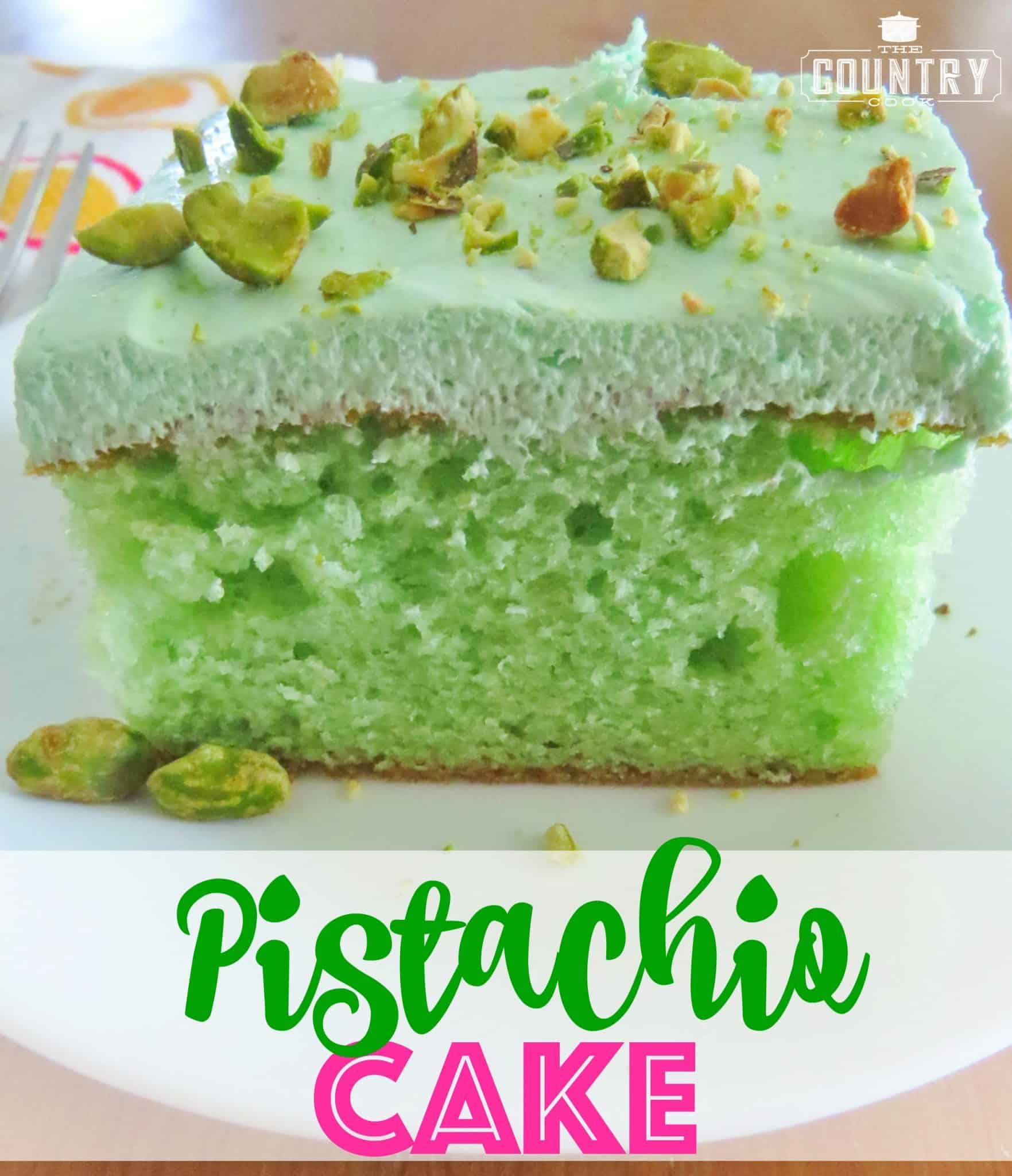 Pistachio Cake Recipe
 Easy Green Pistachio Cake The Country Cook dessert