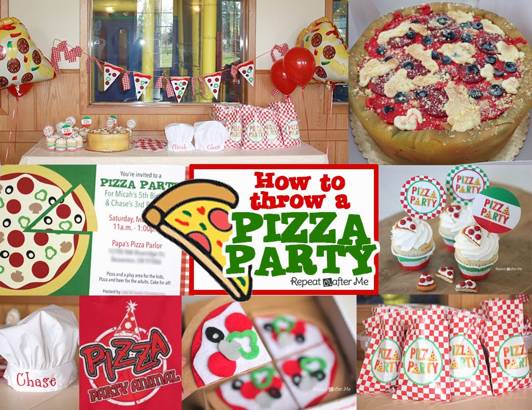 Pizza Birthday Party Ideas
 Pizza Party Repeat Crafter Me