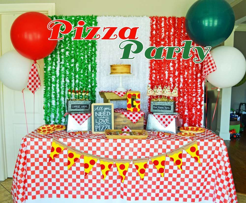 Pizza Birthday Party Ideas
 Pizza Birthday Party Ideas 2 of 21
