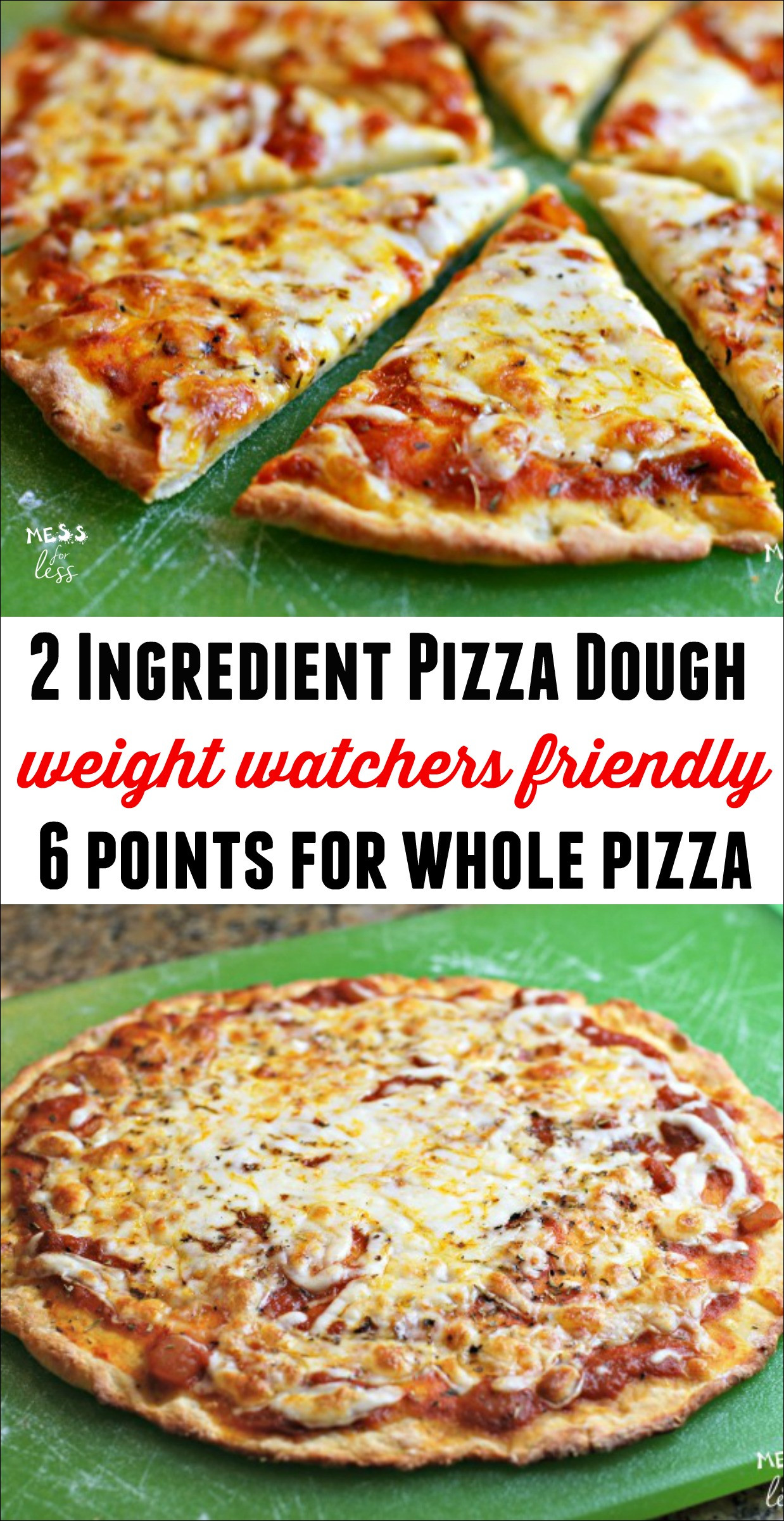 Pizza Dough Recipe By Weight
 Two Ingre nt Pizza Dough Mess for Less