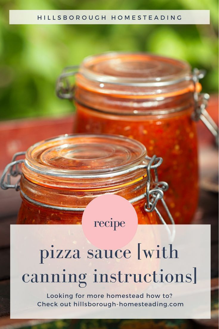 Pizza Sauce Recipe For Canning
 Homemade Pizza Sauce For Canning