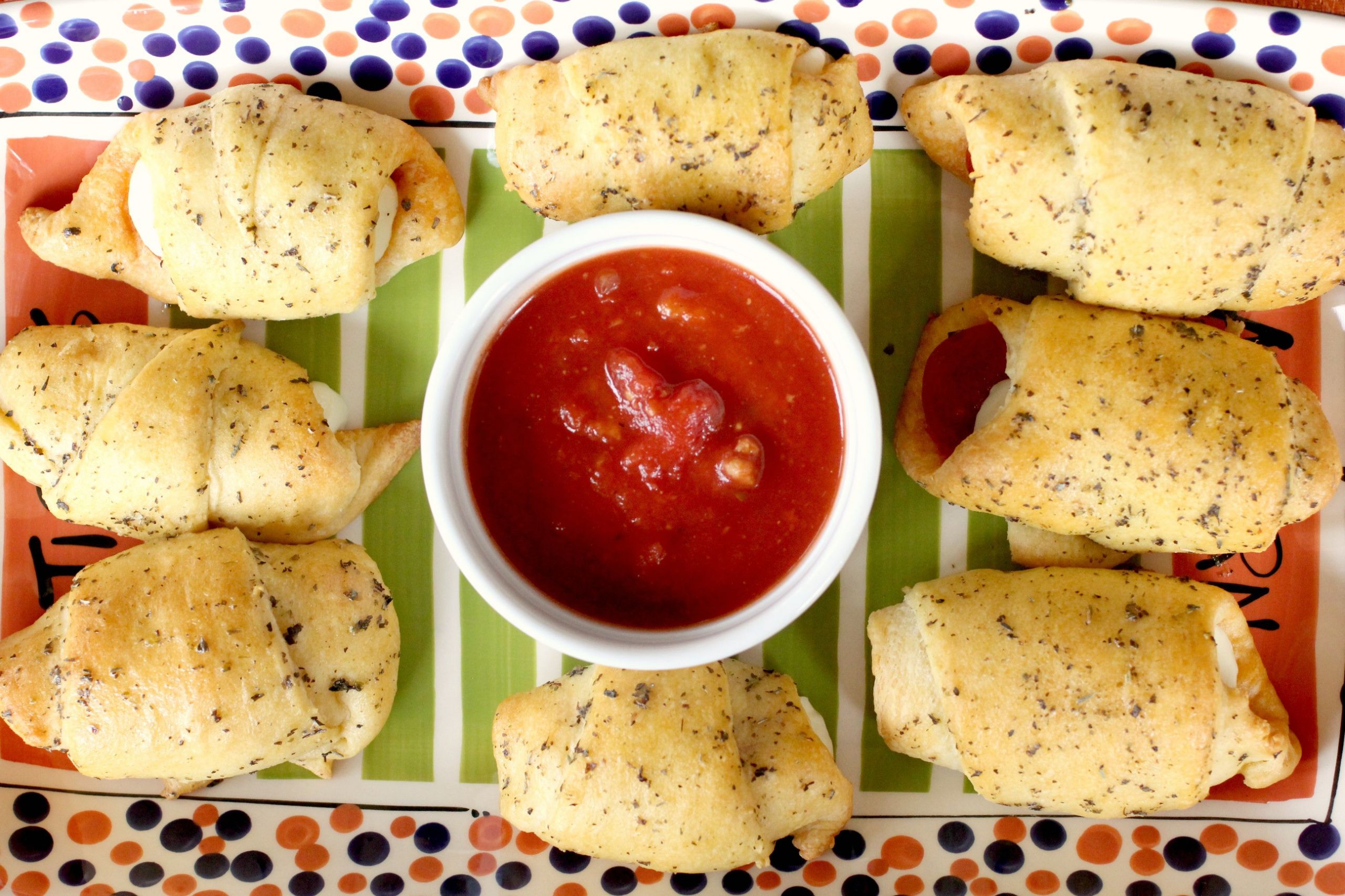 Pizza Side Dishes
 Easy Pizza Rollups