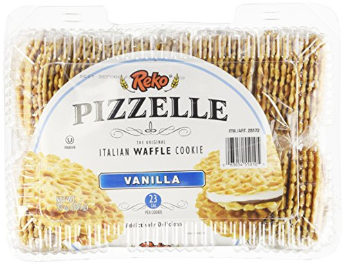 Pizzelle Italian Waffle Cookies
 Reko Pizzelles Pizzelle Italian Waffle Cookie Vanilla