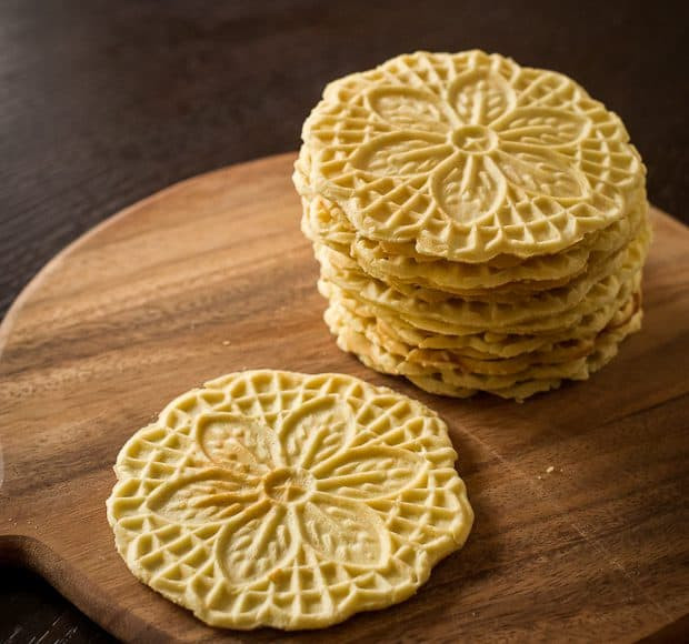 Pizzelle Italian Waffle Cookies
 Authentic Pizzelle