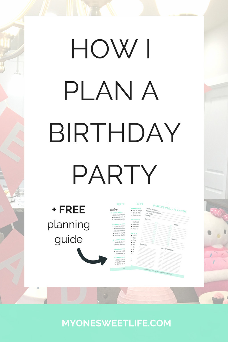 Plan A Birthday Party
 Plan a Birthday Party