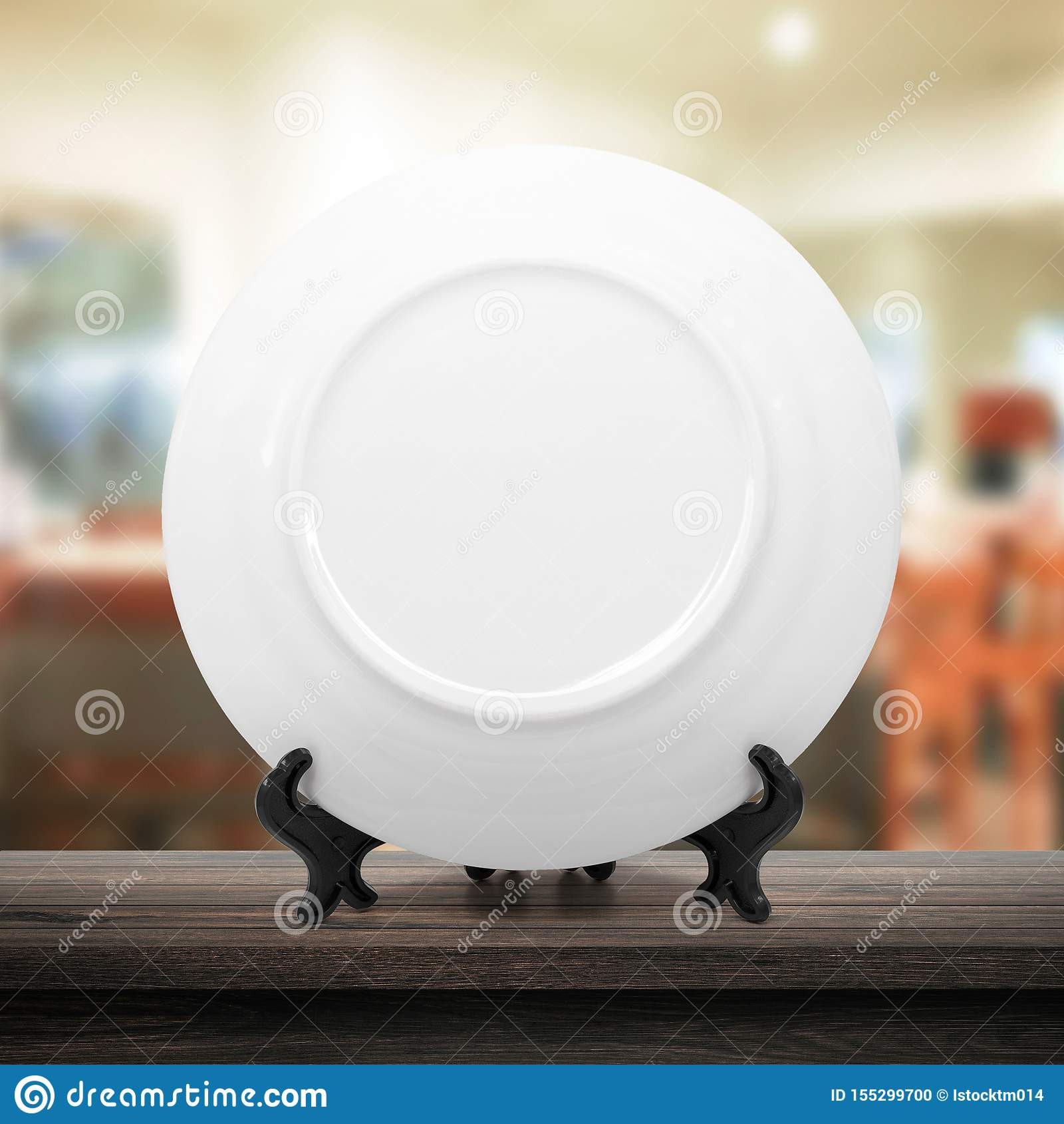 Plated Modern Kitchen
 White Dish Ceramic Plate Modern Kitchen Background