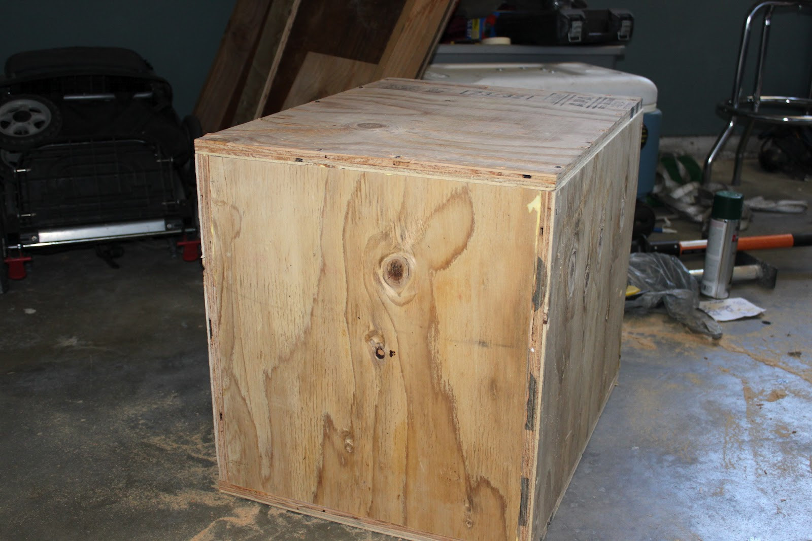 Plyo Box DIY
 Broke Guy s Gym DIY 3 sided Plyo Boxes