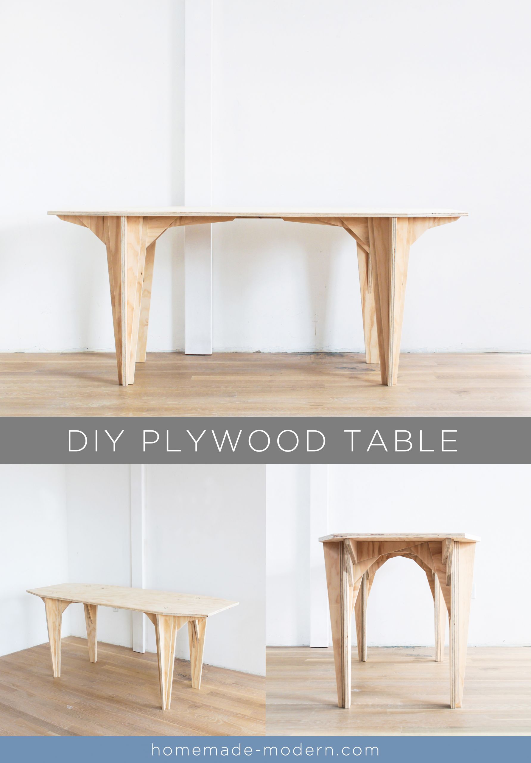 Plywood Furniture DIY
 HomeMade Modern EP110 Plywood Table