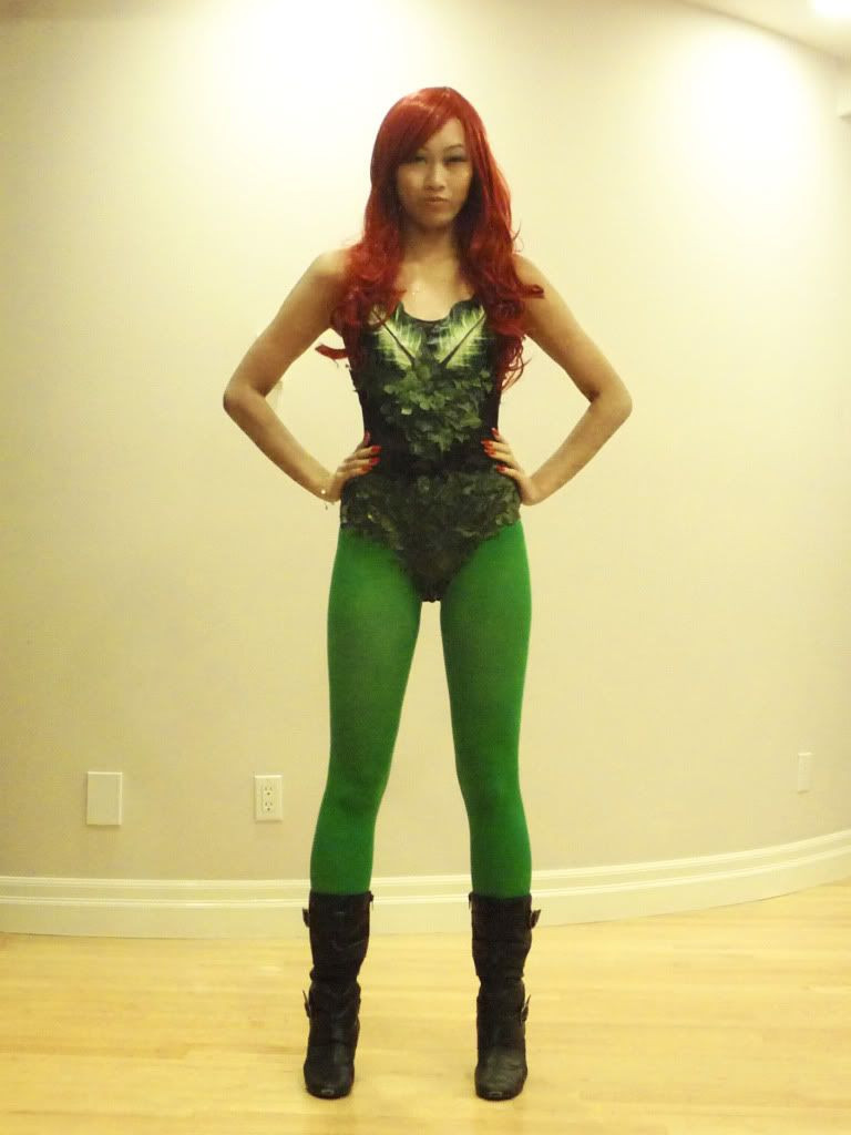 Poison Ivy DIY Costume
 oh so vonnie Halloween Poison Ivy costume
