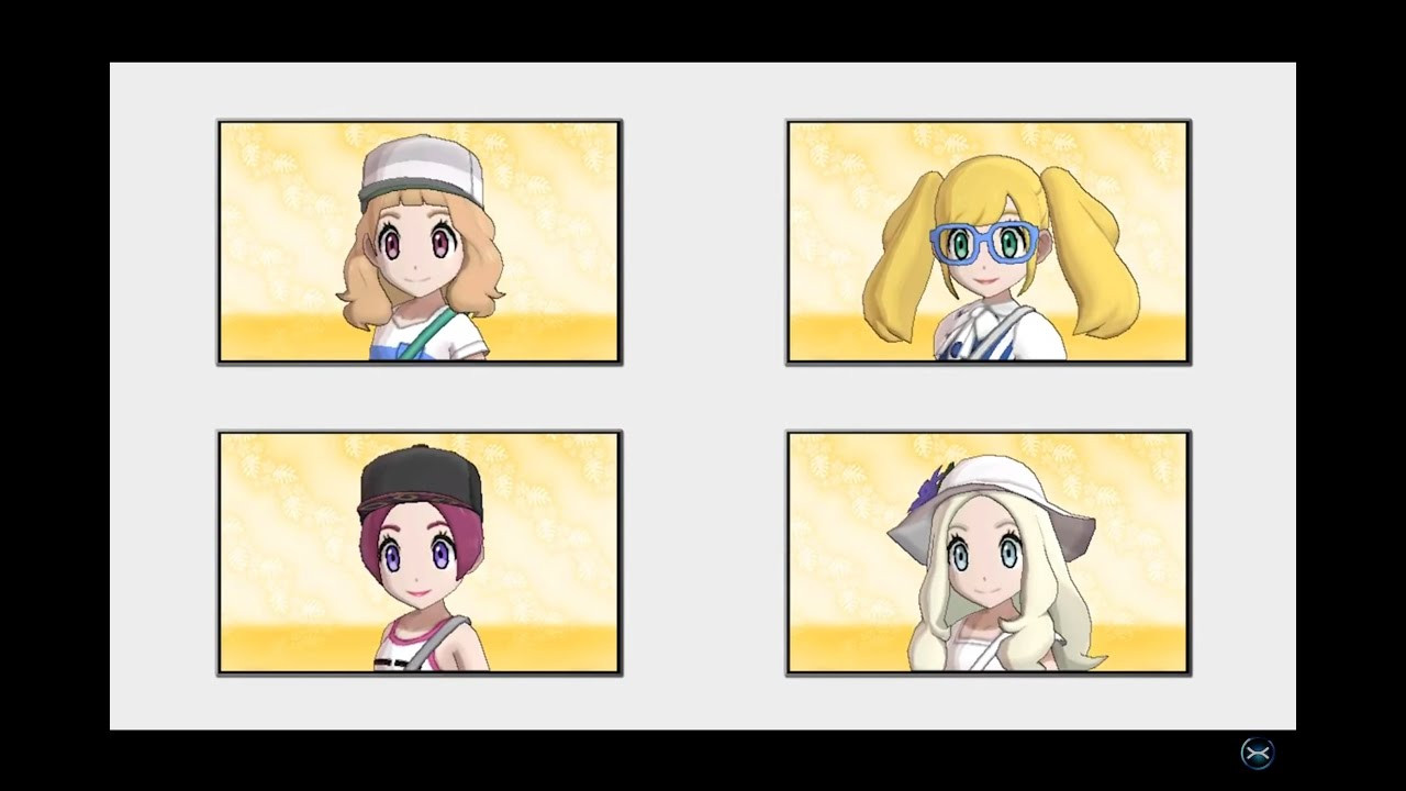 Pokemon Sun And Moon Female Hairstyles
 Pokemon Sun and Moon All Hairstyles Colors Showcase