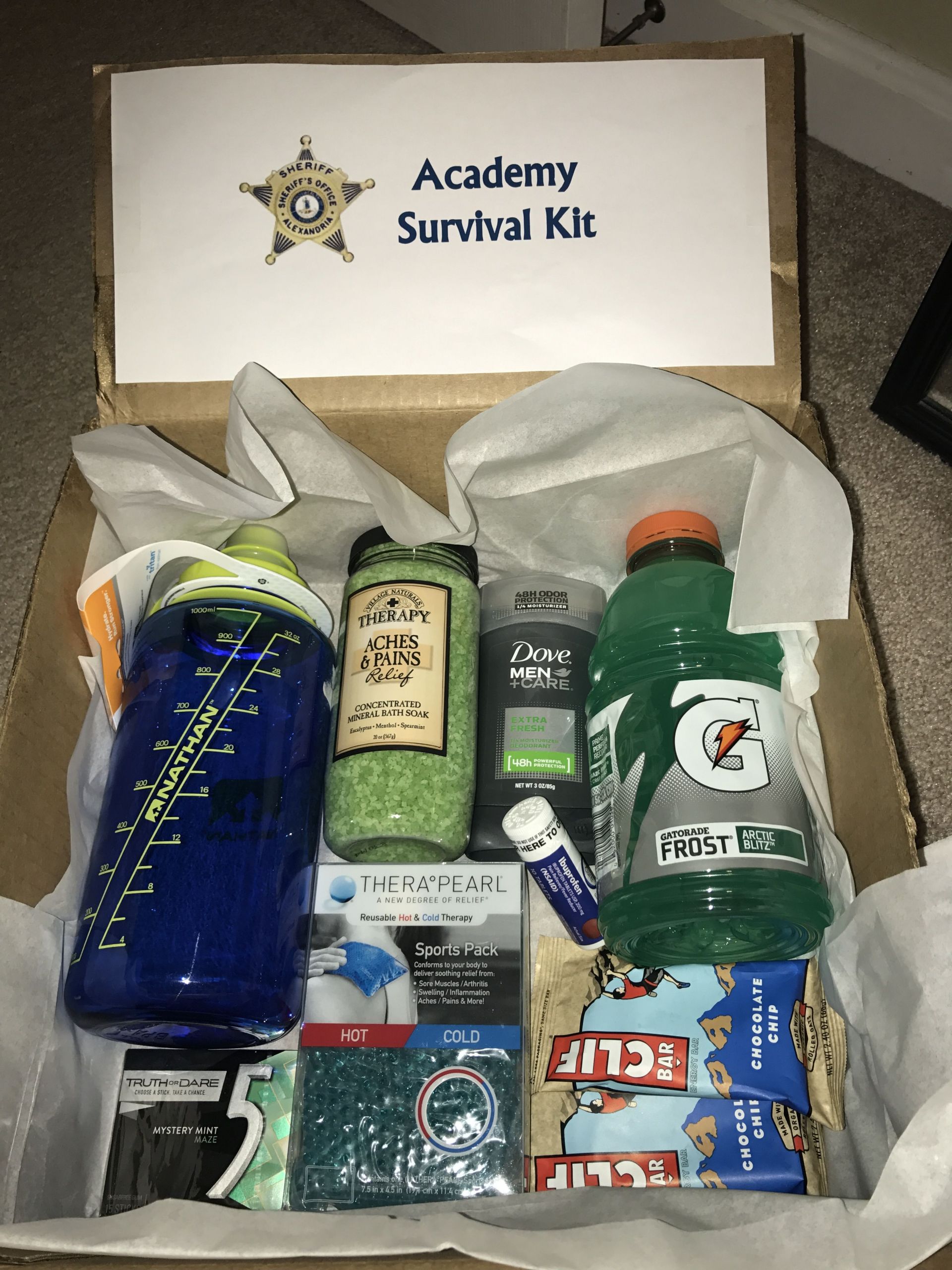 Police Graduation Gift Ideas
 Police sheriff academy survival kit