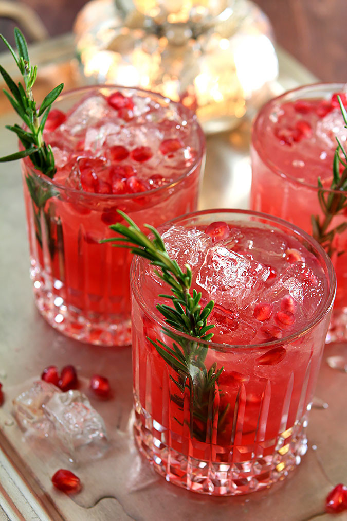 Pomegranate Cocktails Recipes
 Pomegranate and Rosemary Gin Fizz Cocktails DrinkWire
