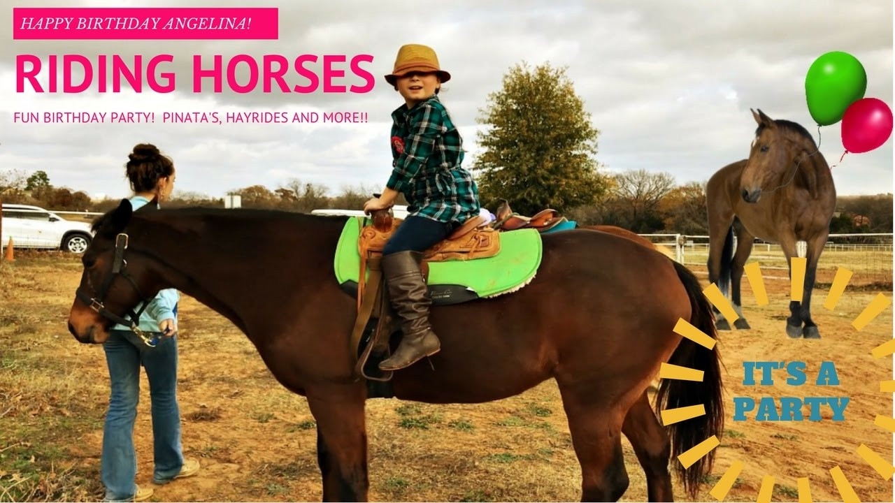 Pony Rides Birthday Party
 Horses for Kids Kids Riding Horses