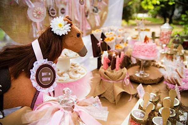 Pony Rides Birthday Party
 Kara s Party Ideas Pony Themed 3rd Birthday Party
